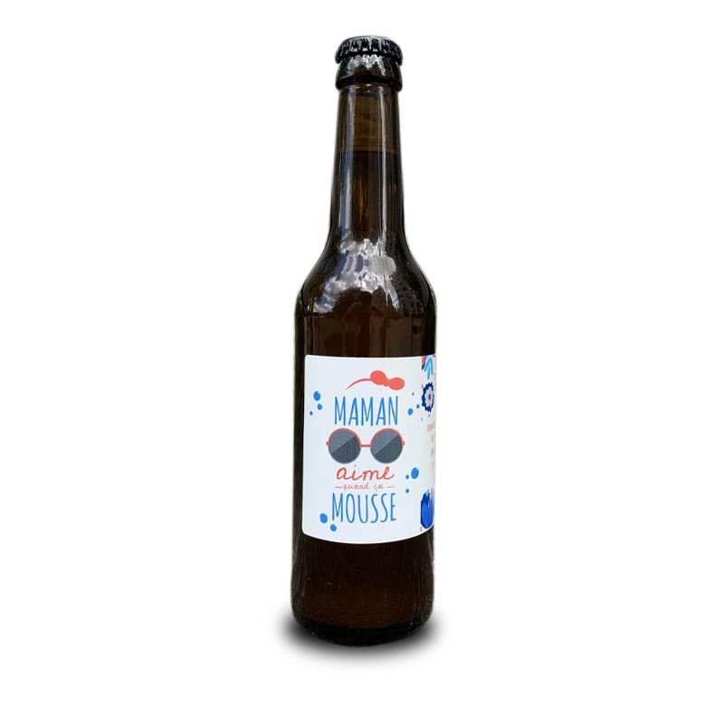 Biere personnalisee femme cadeau original maman cadeau femme Maman qui aime quand ça mousse