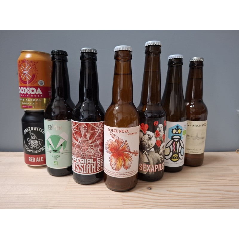 pack selection bieres artisanales, bieres françaises, box decouverte